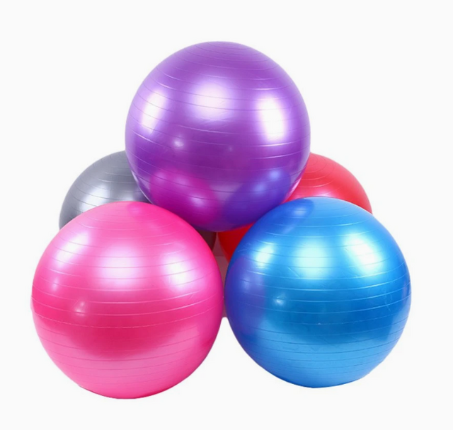 Équipement à vendre balle de Pilates de gymnastique avec Logo exercice balle de Yoga d'équilibre 25 cm 50 cm 65 cm balle de Pilates