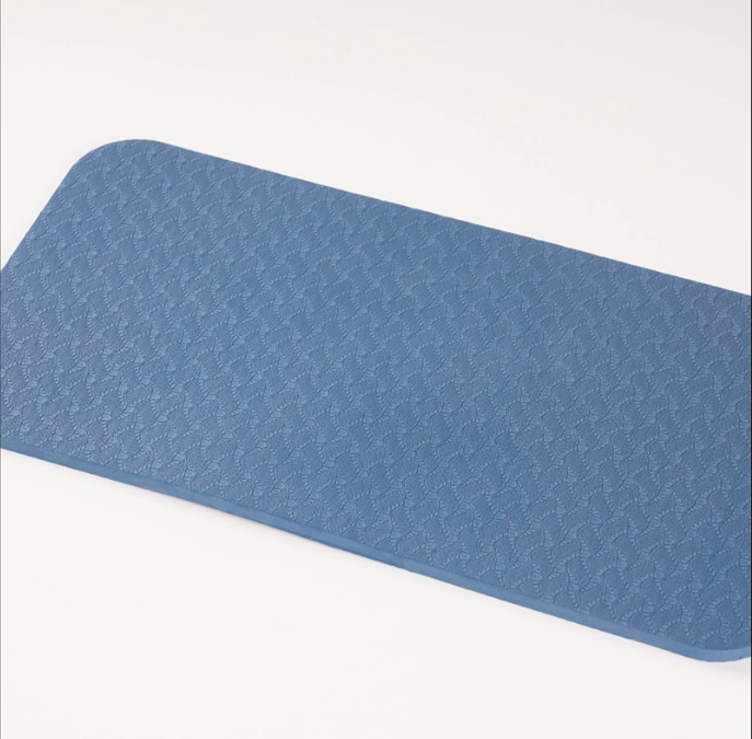 Tapis de yoga en caoutchouc PU naturel en polyuréthane antidérapant chauffé de conception personnalisée imprimé personnalisé OEM